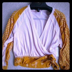 Size xs womens free people wrap top